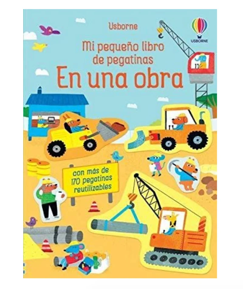 Mi pequeño libro de pegatinas - En una obra