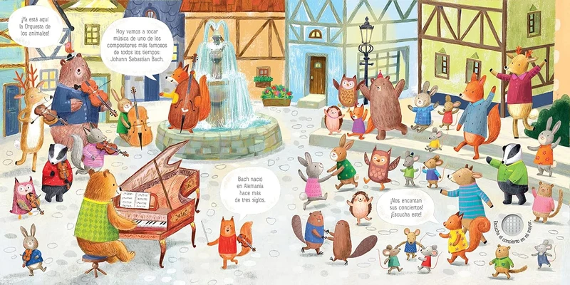 La Orquesta de los animales toca música de Bach