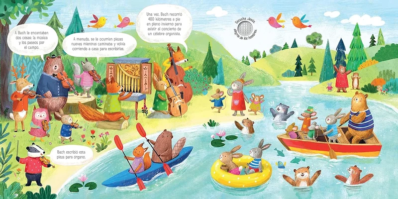 La Orquesta de los animales toca música de Bach