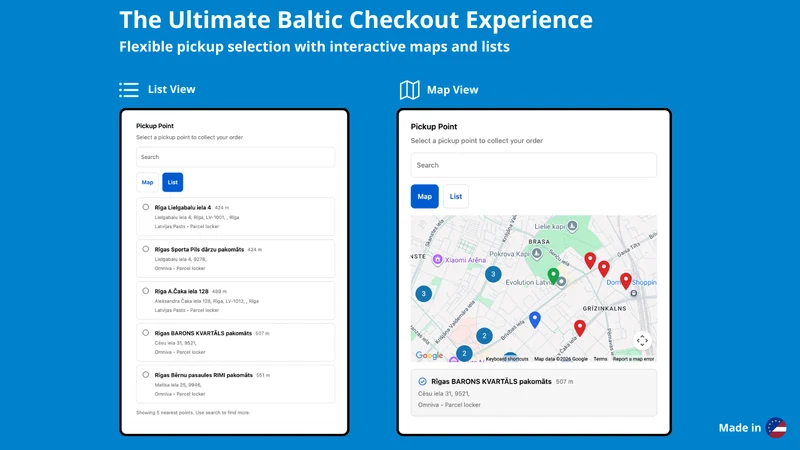 Baltix ‑ Baltic Pickup Points