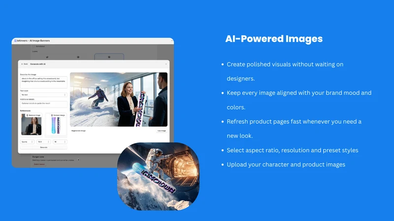 bAInners – AI Image Banners