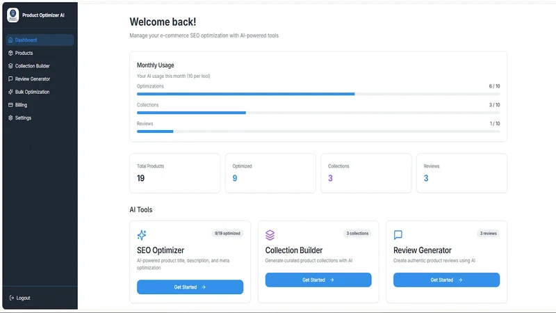 Product Optimizer AI