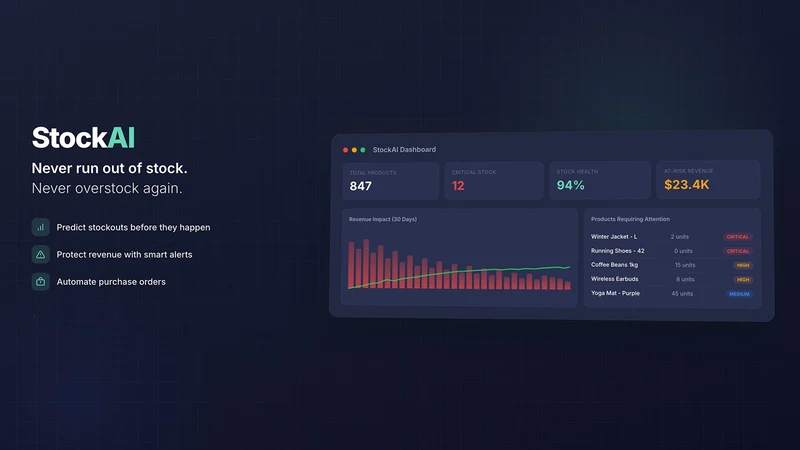 StockAI: Inventory Planner