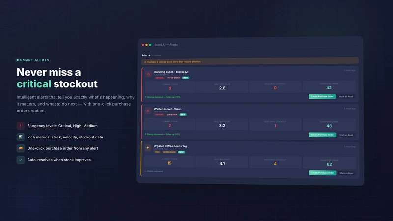 StockAI: Inventory Planner