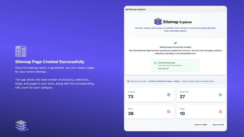 Sitemap Explorer