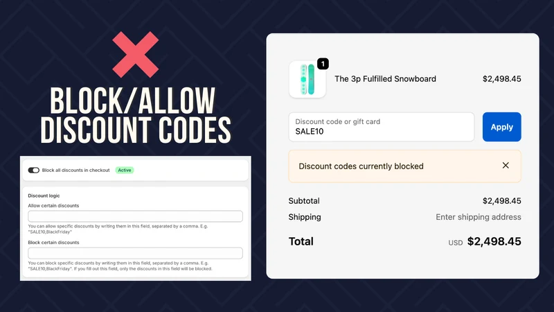 Block Discounts ‑ DiscountNerd