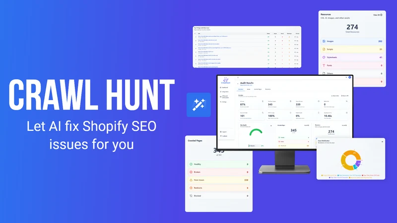 CrawlHunt ‑ Fix SEO With AI