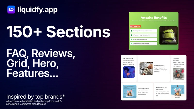 Liquidfy ‑ Add‑ons & Sections
