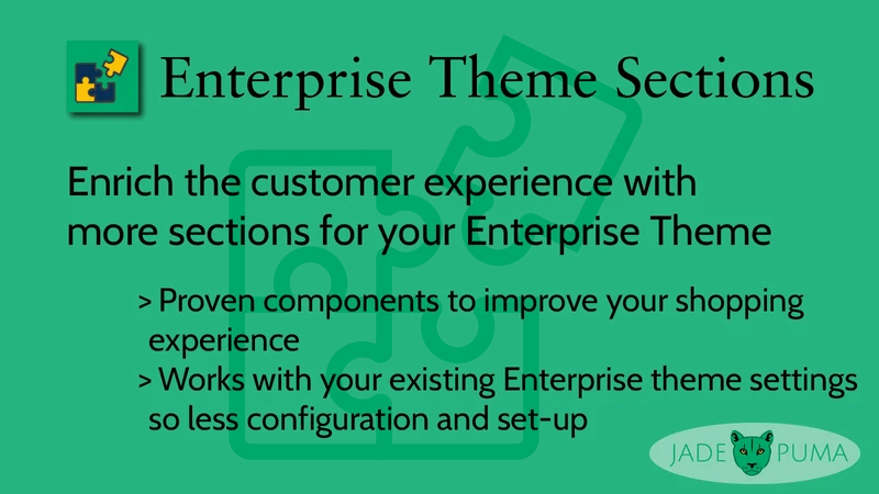 Enterprise Theme Sections