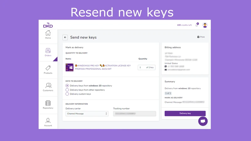 DKD ‑ Digital Key Delivery