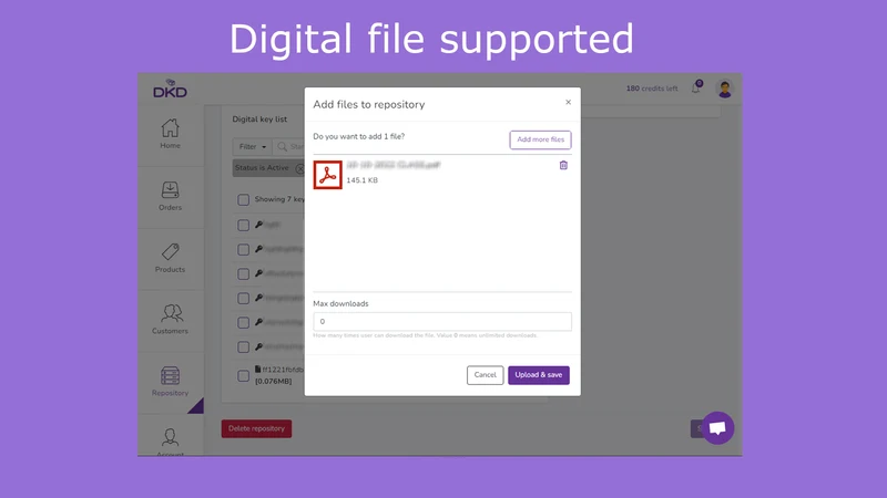 DKD ‑ Digital Key Delivery