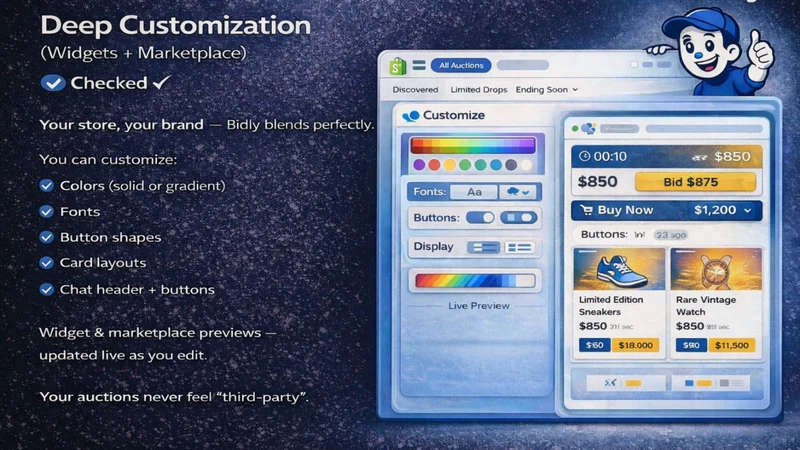 Bidly: Auction and Bidding App