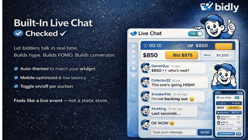 Bidly: Auction and Bidding App