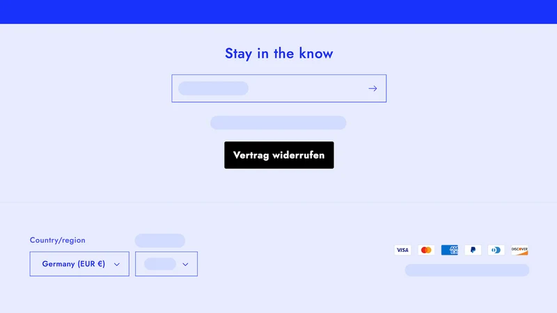 Widerruf Button: EU Compliance