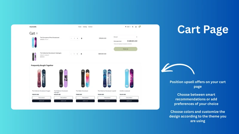 SmartSellio — Upsell & AOV