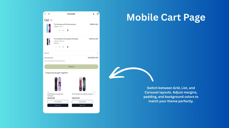 SmartSellio — Upsell & AOV