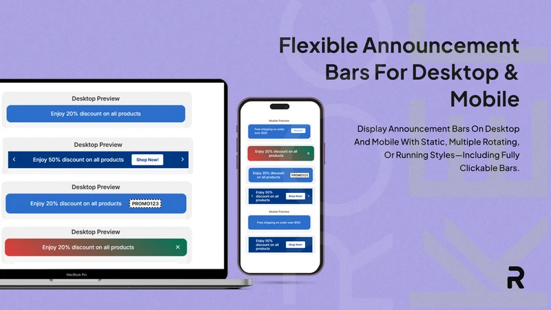 Rocket Announcement Bar