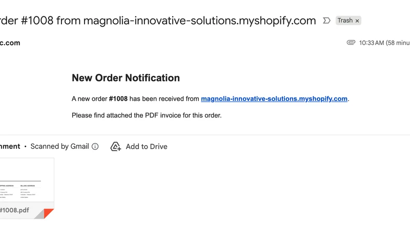 Magnolia Order PDF