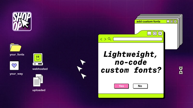 Shop Op Custom Fonts