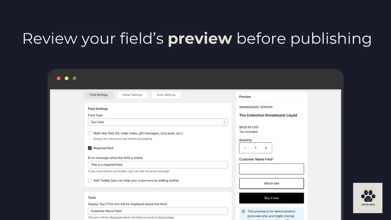 Tx: Text box & Text Fields