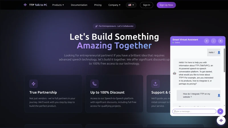 TalkToPC ‑ AI Voice Agent