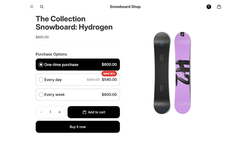 SMART Subscriptions App