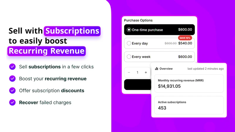 SMART Subscriptions App
