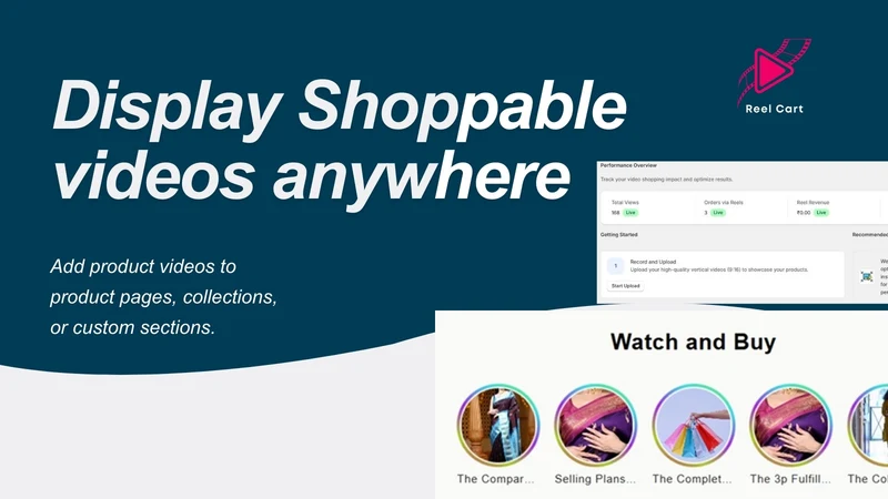 ReelCart Shoppable Videos