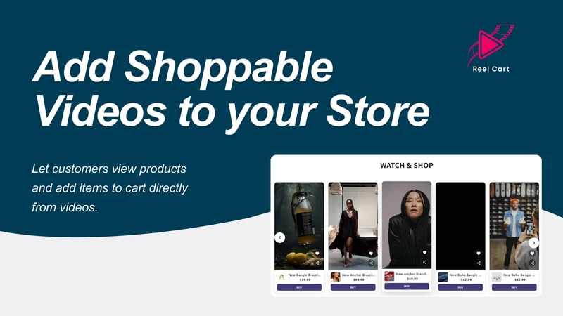 ReelCart Shoppable Videos