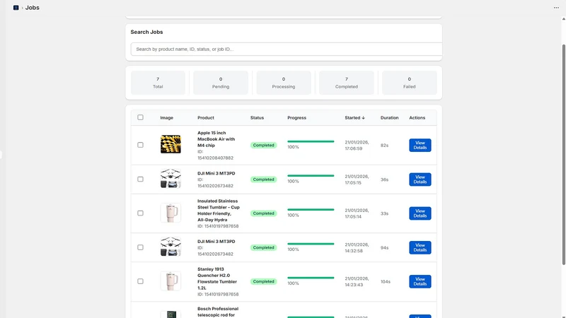 ProductBuilder AI Vision Pro