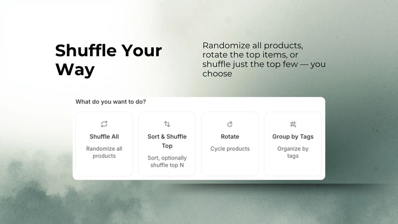 Shuffler: Homepage Refresh