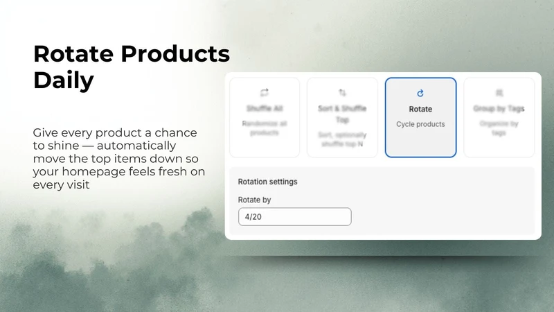 Shuffler: Homepage Refresh