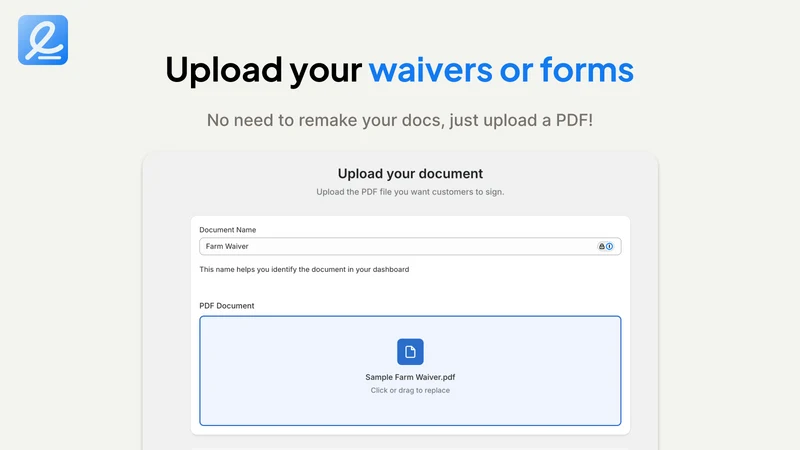 esigned: waivers & signatures