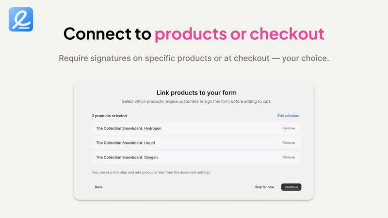 esigned: waivers & signatures