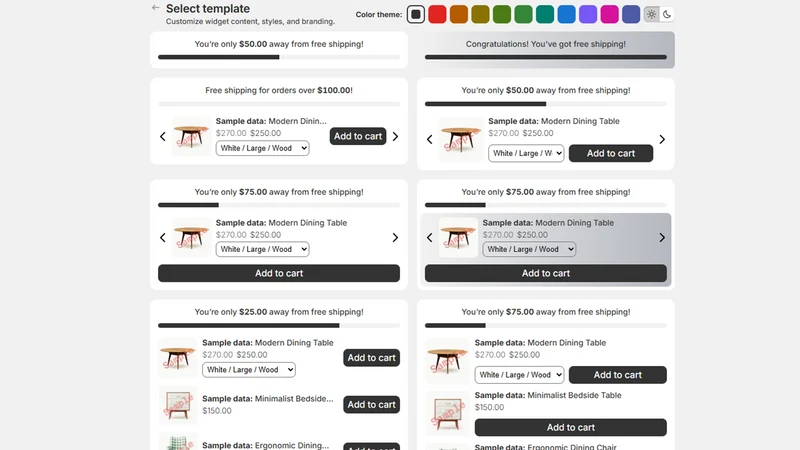 XB: Free Shipping Bar Upsell