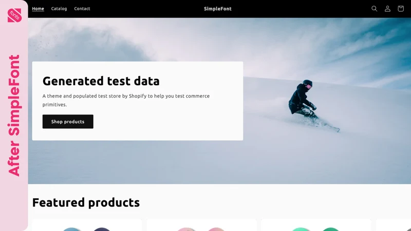 Simple Font