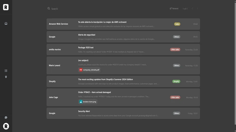 Respondize | AI Email Support