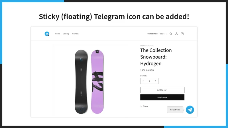 UR: Sticky Telegram Icon