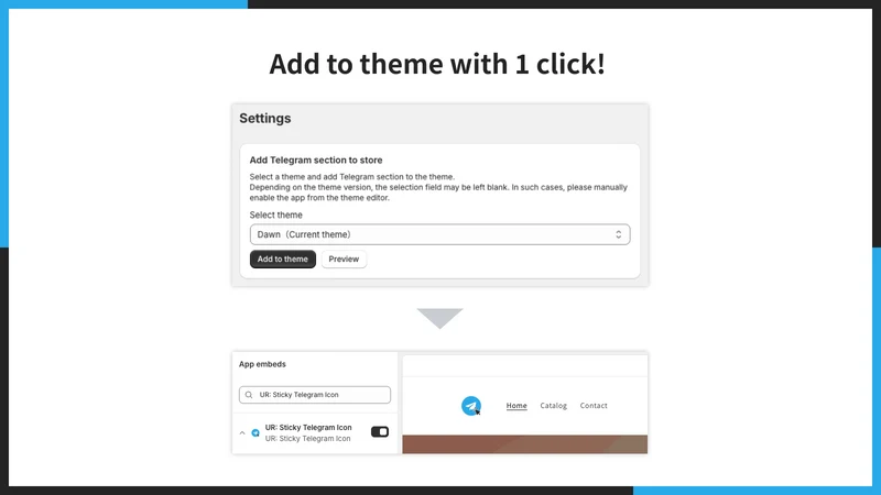 UR: Sticky Telegram Icon