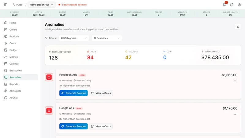 CostRadar: AI Profit Analytics