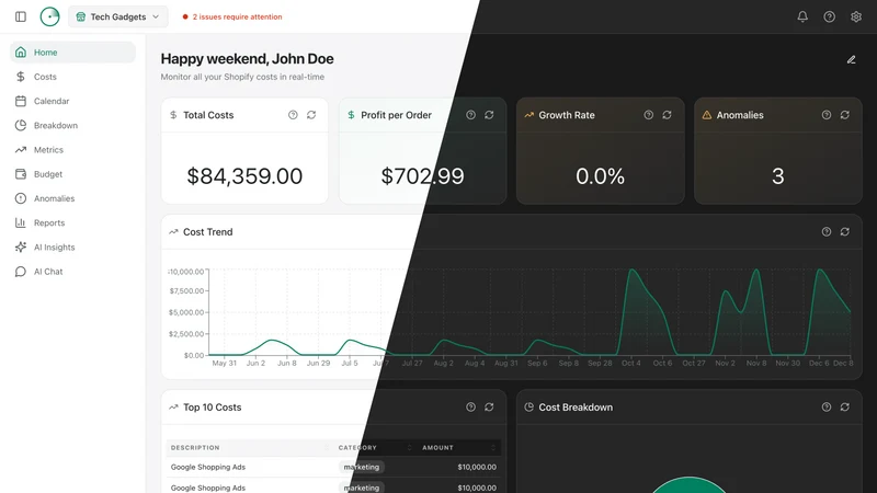 CostRadar: AI Profit Analytics