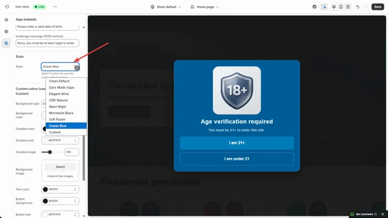 Compliance Sentinel ‑ Age Gate