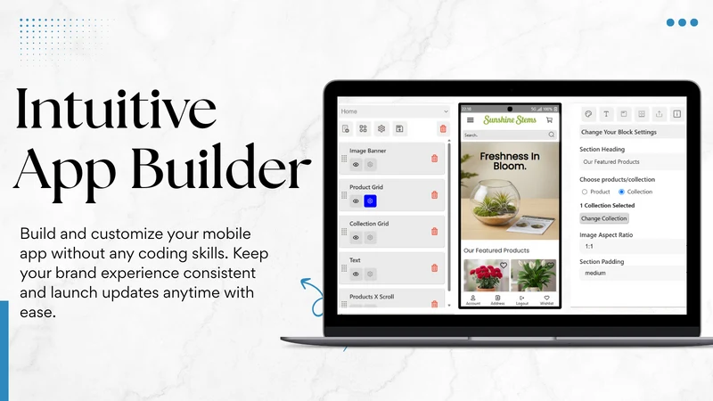 ShopApp ‑ Mobile App builder