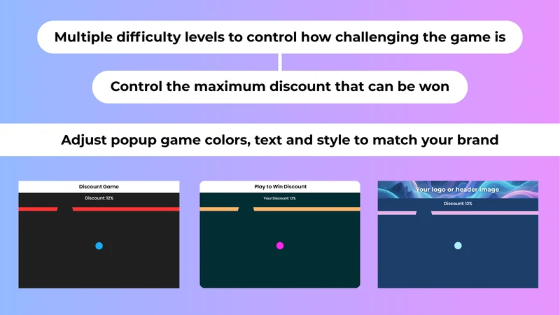 PlayWin Discount Game Popup