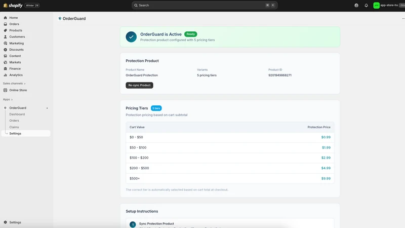 OrderGuard – Protect & Claims