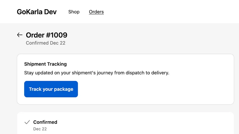 Karla: Upsell & Tracking