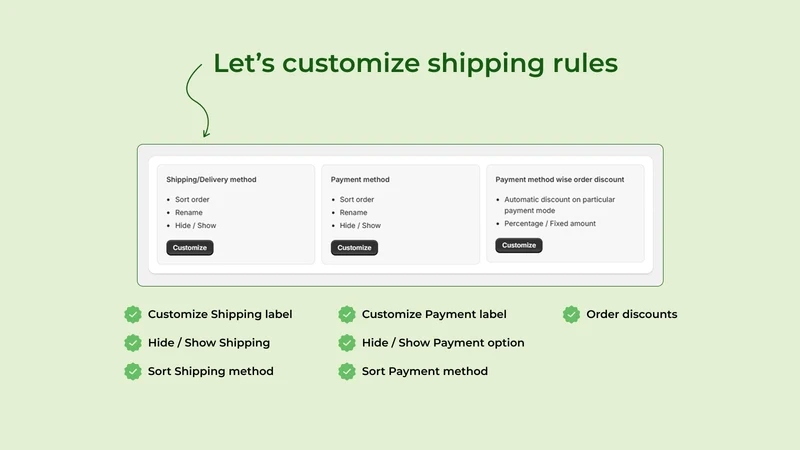 Slash Payment & Shipping