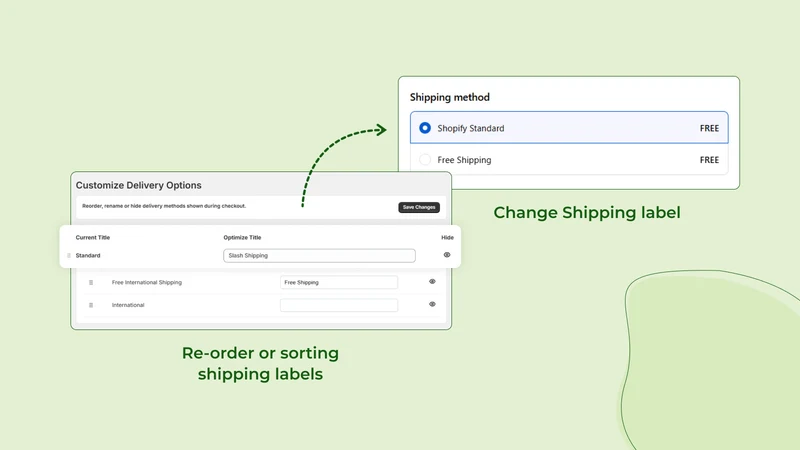 Slash Payment & Shipping