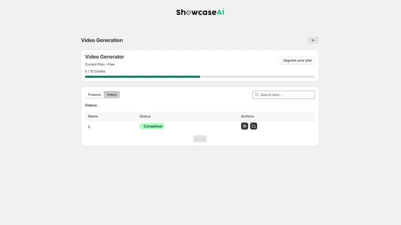 ShowcaseAI Product Video Maker