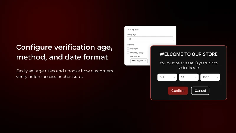 Avada Age Verification Popup